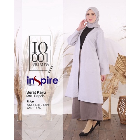 IO 001 abu muda Inspire OUTER Original 100%