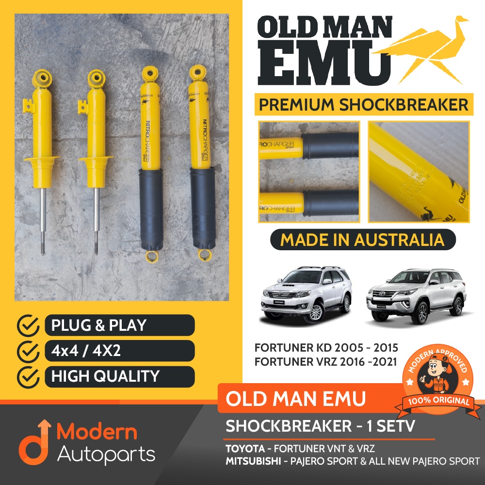 Shockbreaker OME Old Man Emu "NITROPLUS" Fortuner KD & Fortuner VRZ 1 SET