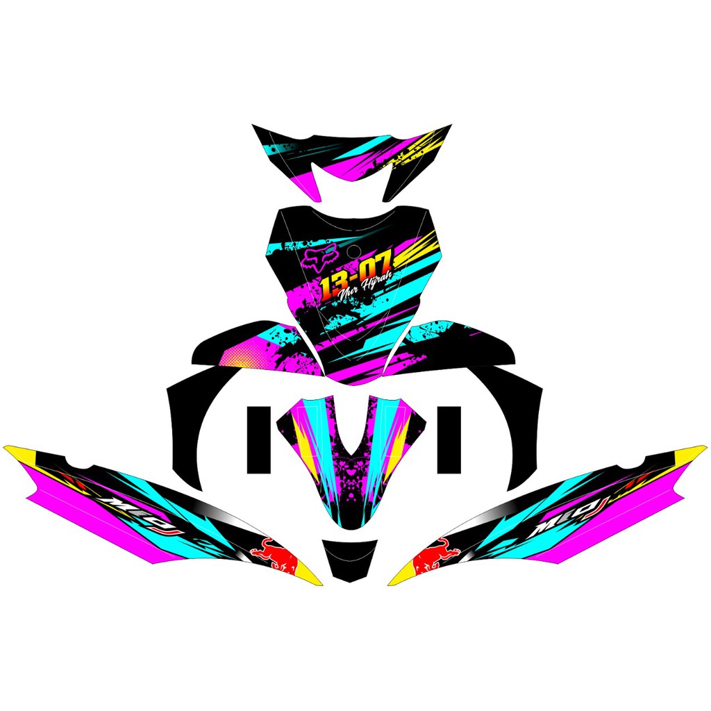 stiker decal mio J termurah awet tahan lama