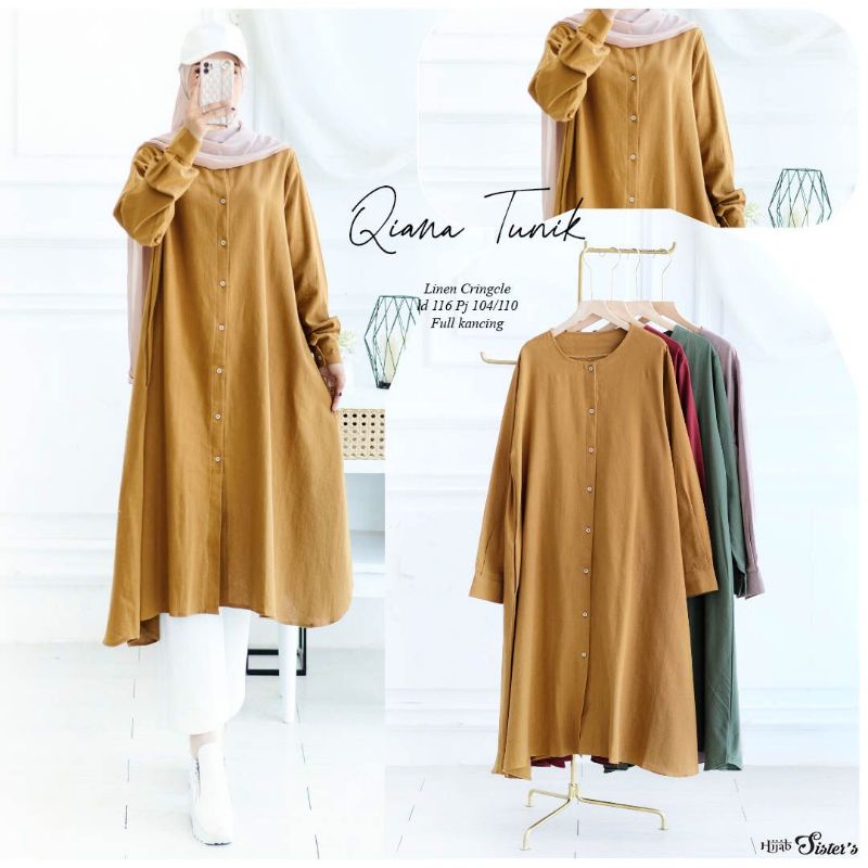 Qiana tunik ori by hijab sister's