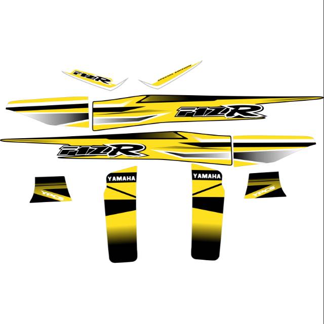 Striping fiz r variasi kuning