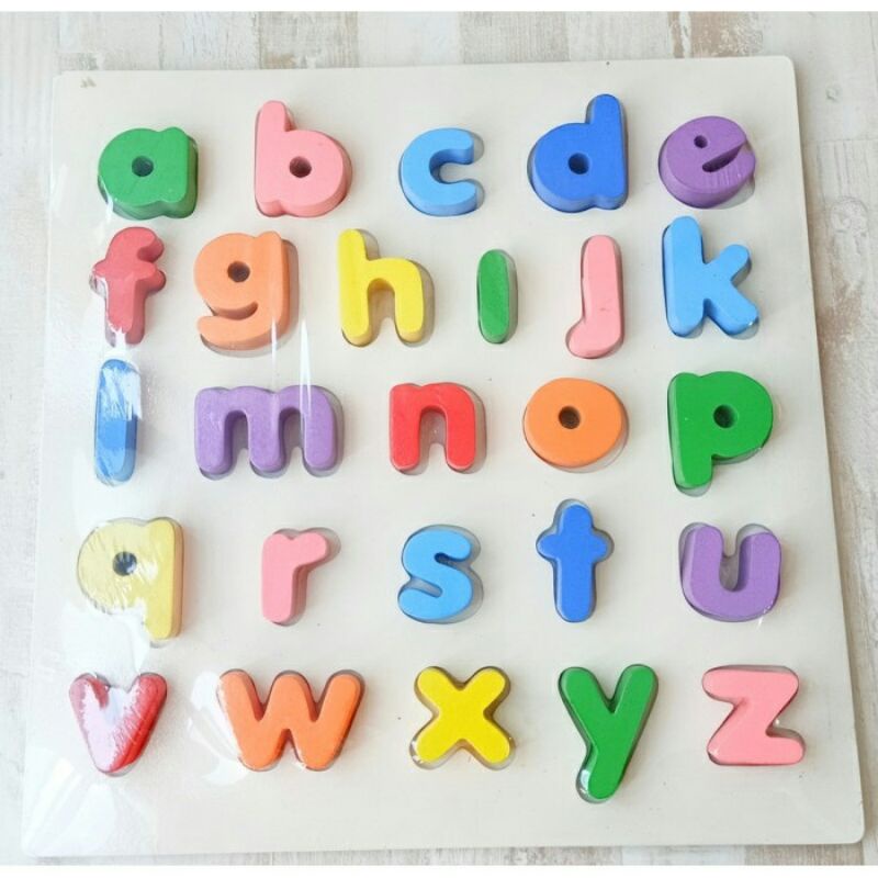 EDUKASI ANAK/MAINAN BELAJAR/PUZZLE  KAYU ANAK BAHAN KAYU *COD