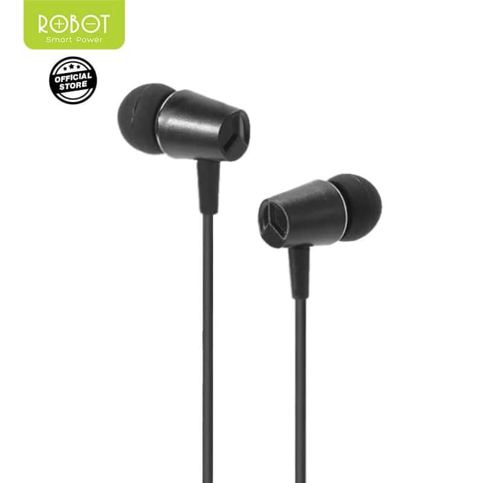 ROBOT Headset Earphone RE201 - Garansi Resmi 1 Tahun - Putih