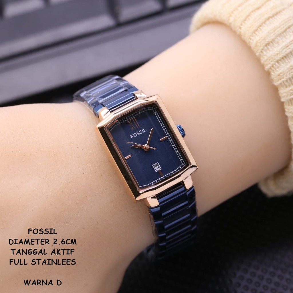 Jam Tangan Wanita/Cewek Fashion Capsul Full Stainless Tanggal Aktif