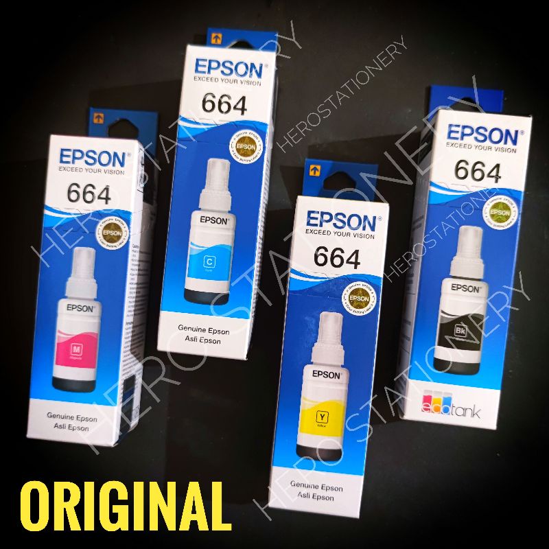 

Original tinta printer epson ink 664 botol 70 ml