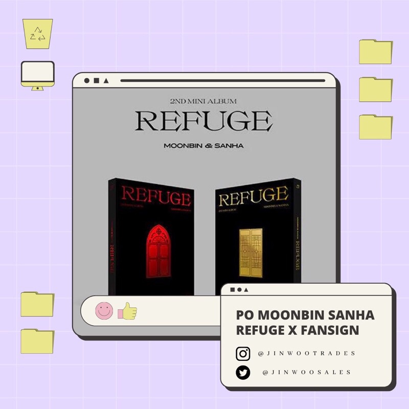 [BOOKED] Moonbin & Sanha Refuge PO