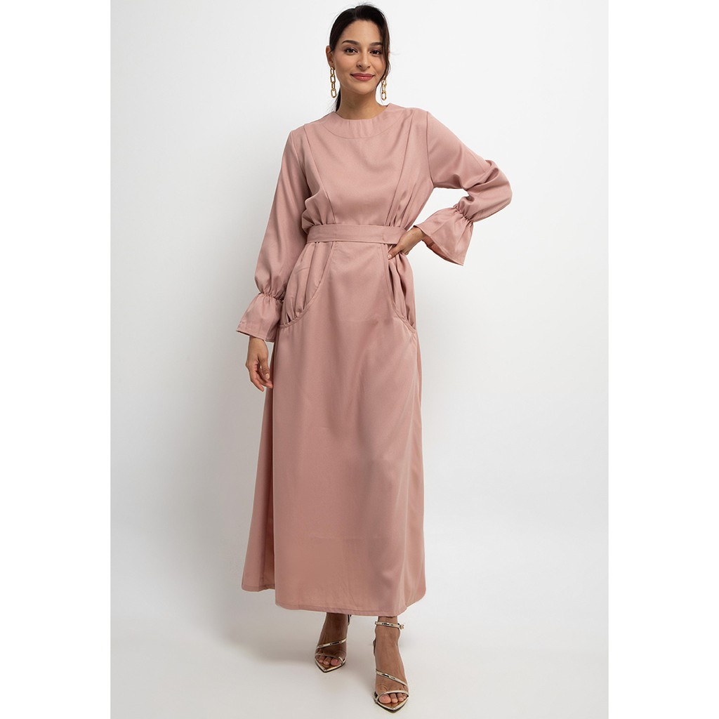 Hazelnut - Qeinara Dress - Latte