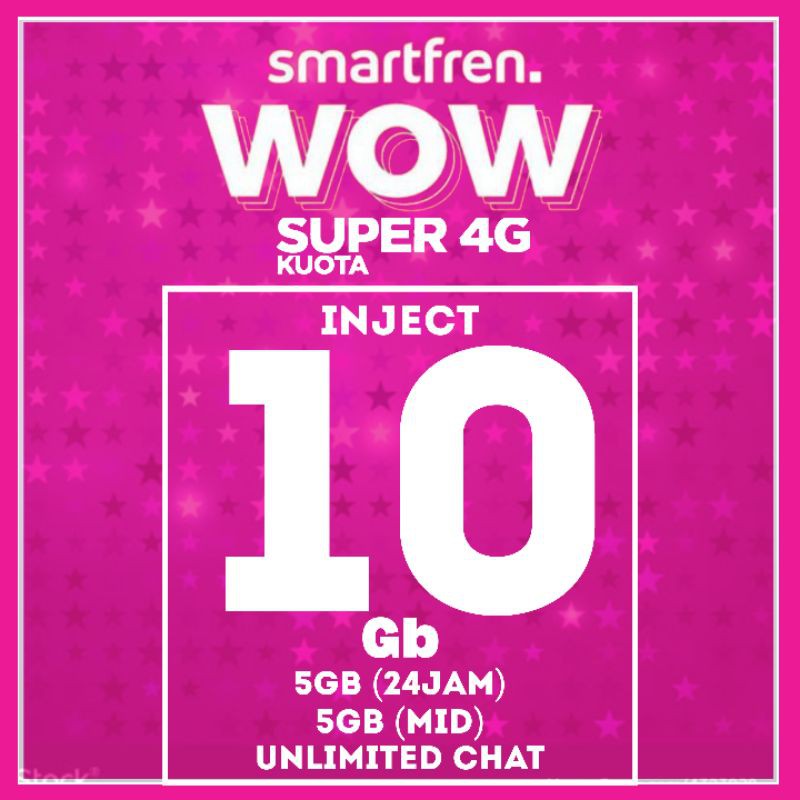 KUOTA MURAH SMARTFREN SUPER 4G 10GB UNLIMITED