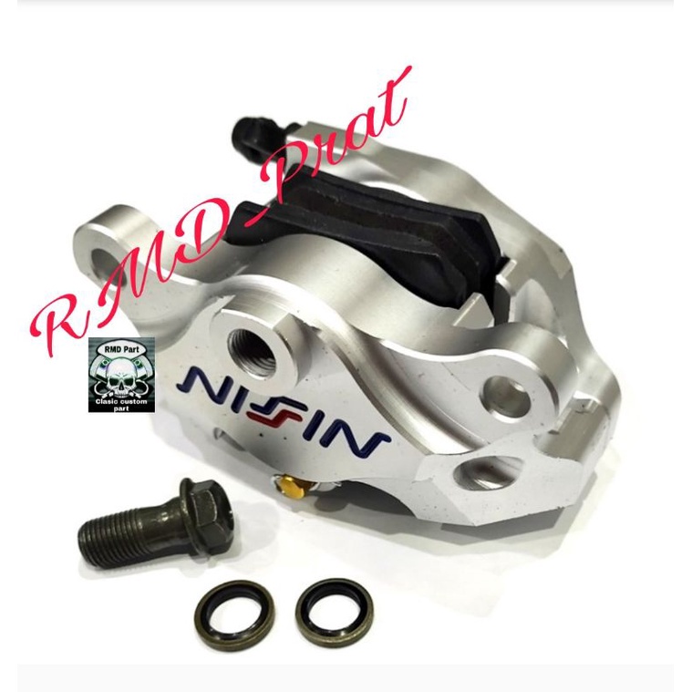 kaliper Nissin 2 Piston silver