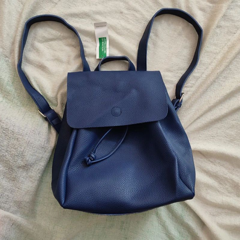 Tas Authentic United Colors of BENETTON Original Kulit Preloved Second