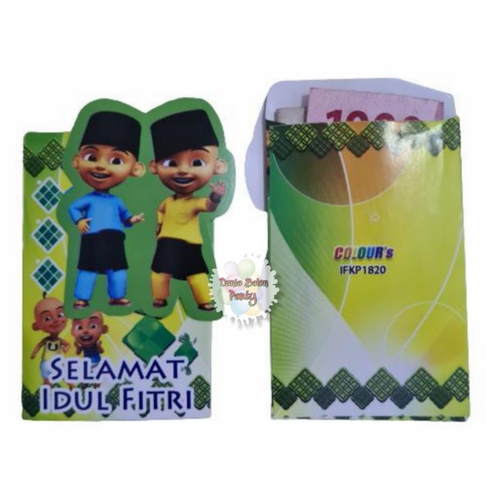 Amplop Lebaran Idul Fitri / Angpao Idul Fitri / Amplop karakter 3D