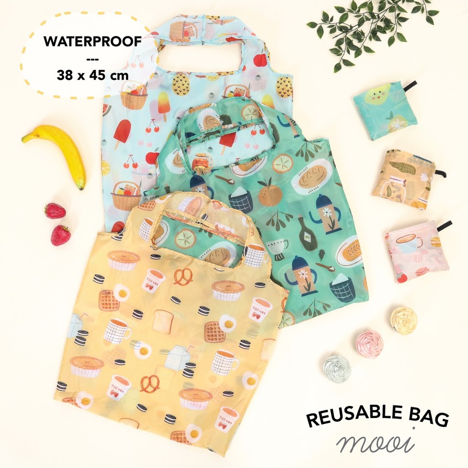 Mooi Reusable Bag Shopping Bag Printing