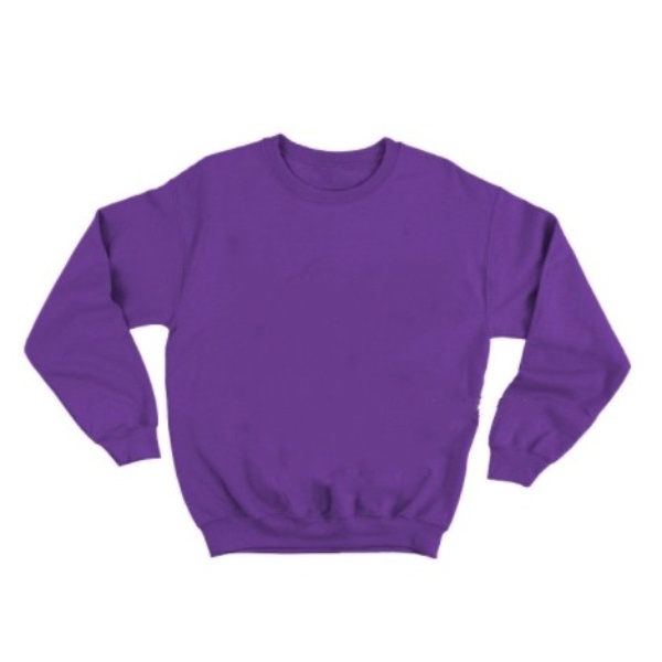 Sweater Ungu Tua Sweter Switer Polos Oversize Jumbo Crewneck Big Size Sweatshirt M L XL XXL XXXL XXX