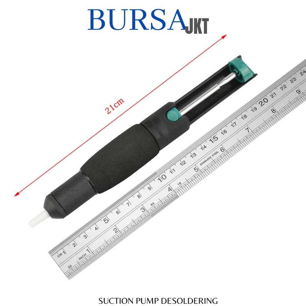 SUCTION PUMP DESOLDERING STATION 210 MM SOLDER WICK