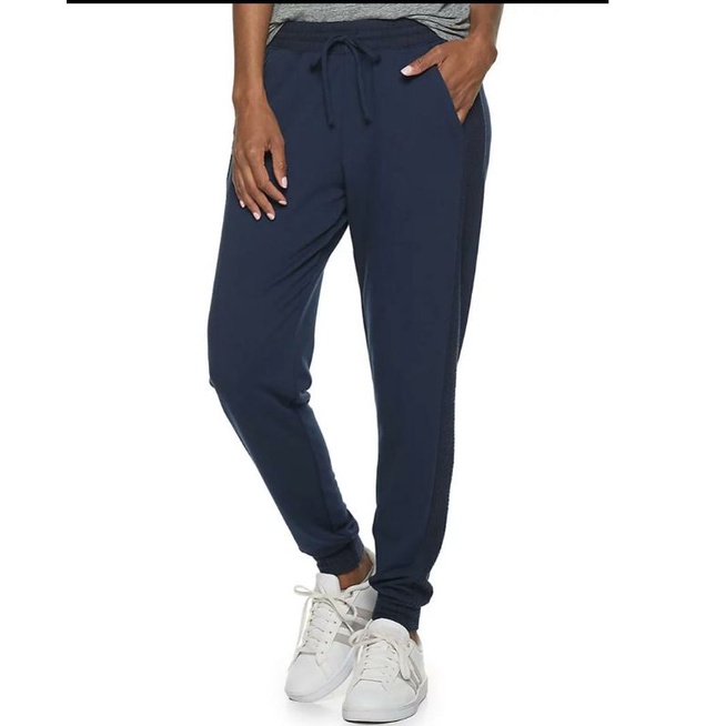 Sonoma supersoft wafffle trim knit jogger pants