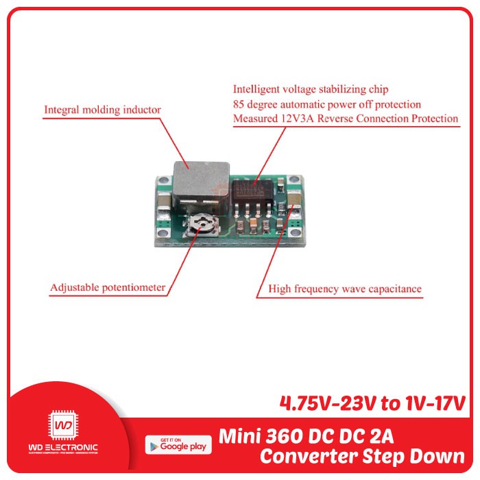 Mini360 Mini 360 DC to DC Buck Converter Step Down