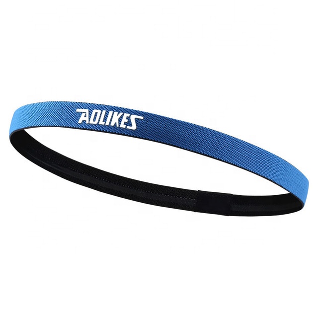 Aolikes 2101 Sweatband Silicon Headband Hairband Sport Running Yoga Zumba
