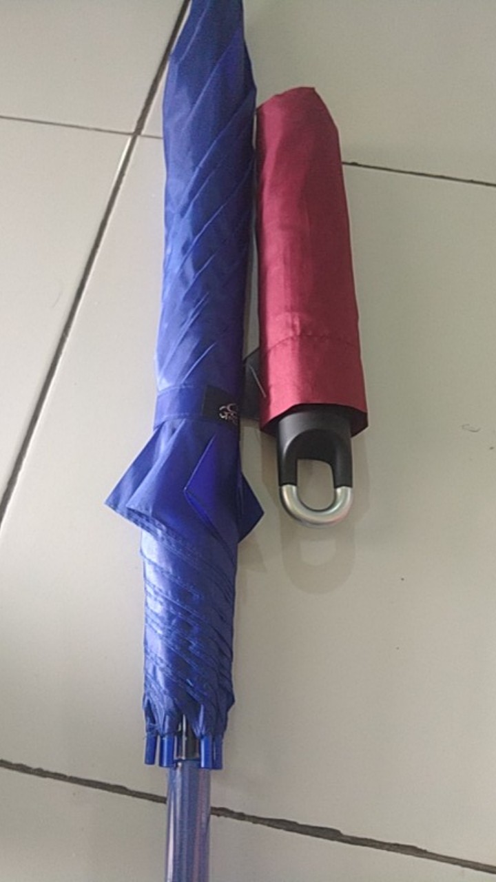 Jktumbrella / Payung Lipat 3 Travelling Polos Warna / Grc - 72003