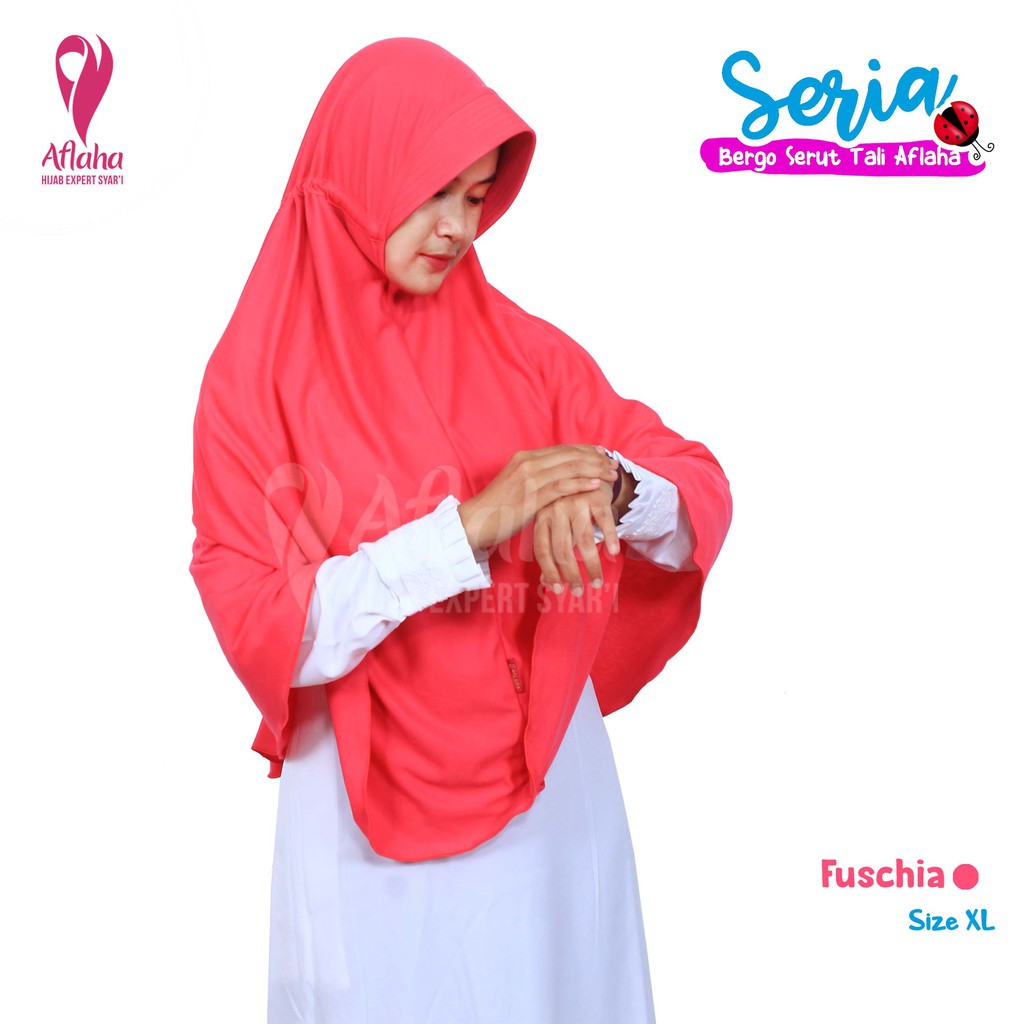 Jilbab Seria - Bergo Pet Antem - Bahan Kaos - Jilbab Aflaha