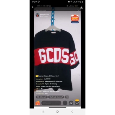 kaos live GCDS korea dan macam2