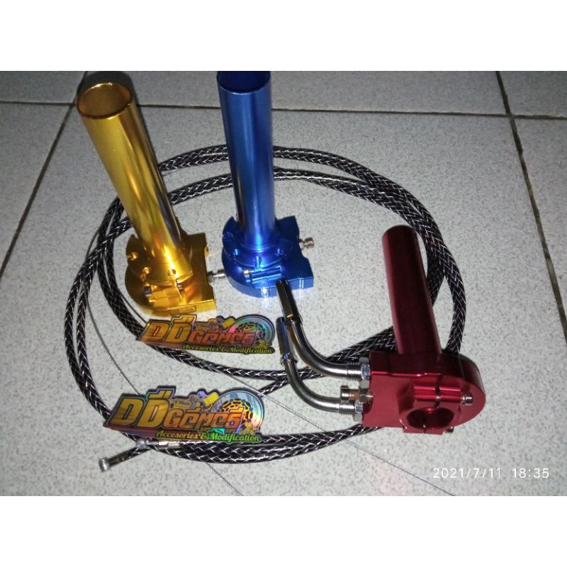 Gas aktif 2kabel biru, merah, gold