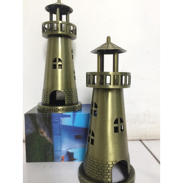 Miniatur Merkusuar Light House Pajangan Dekor Rumah Vintage Berkualitas Tinggi