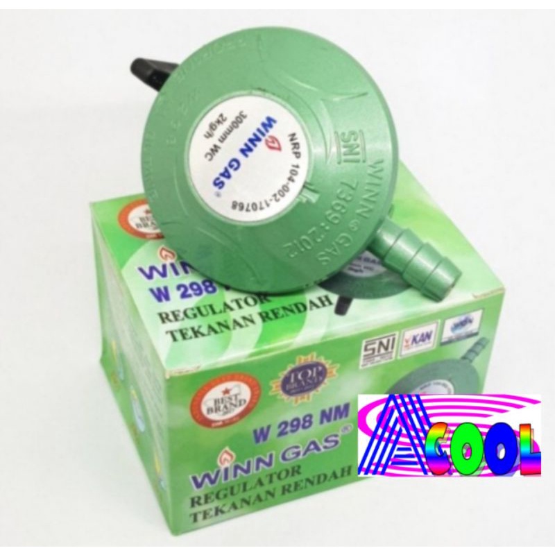 Winn Gas Regulator W 298 NM Non Meter/Tanpa Meteran Kepala