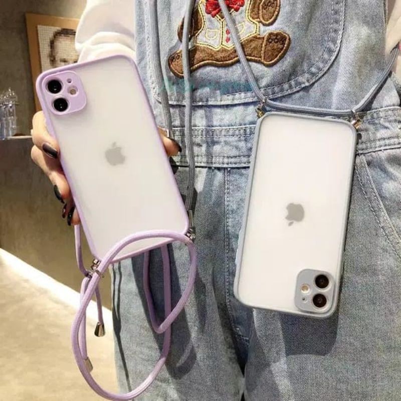 0600 VVV CASE sling case aero Samsung J6 J6+ J7prime J2prime Grand prime tali selempang hp lanyard a