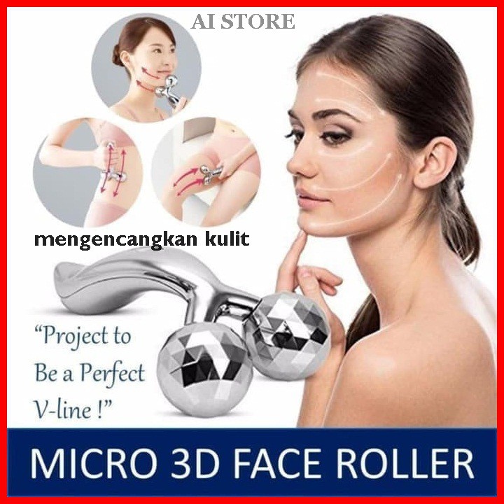 Alat Pijat Wajah Alat Kecantikan 3D Massager Alat Pijat Manual Perawatan Wajah Perawatan Kulit