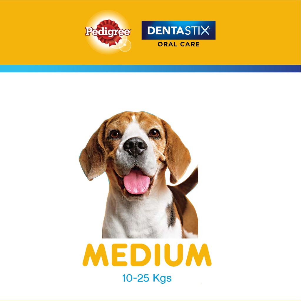 PEDIGREE® Dentastix Medium Snack Anjing 98 g - Isi 2-2