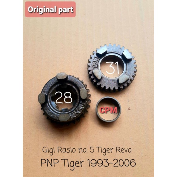 Gigi rasio no 5 Tiger revo original PNP Tiger 1993-2006