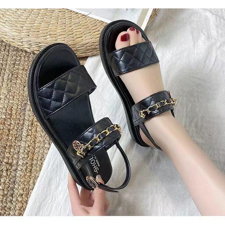 Sandal Gunung Wanita Sendal wedges wanita docmart sendal wanita kekinian NS79840