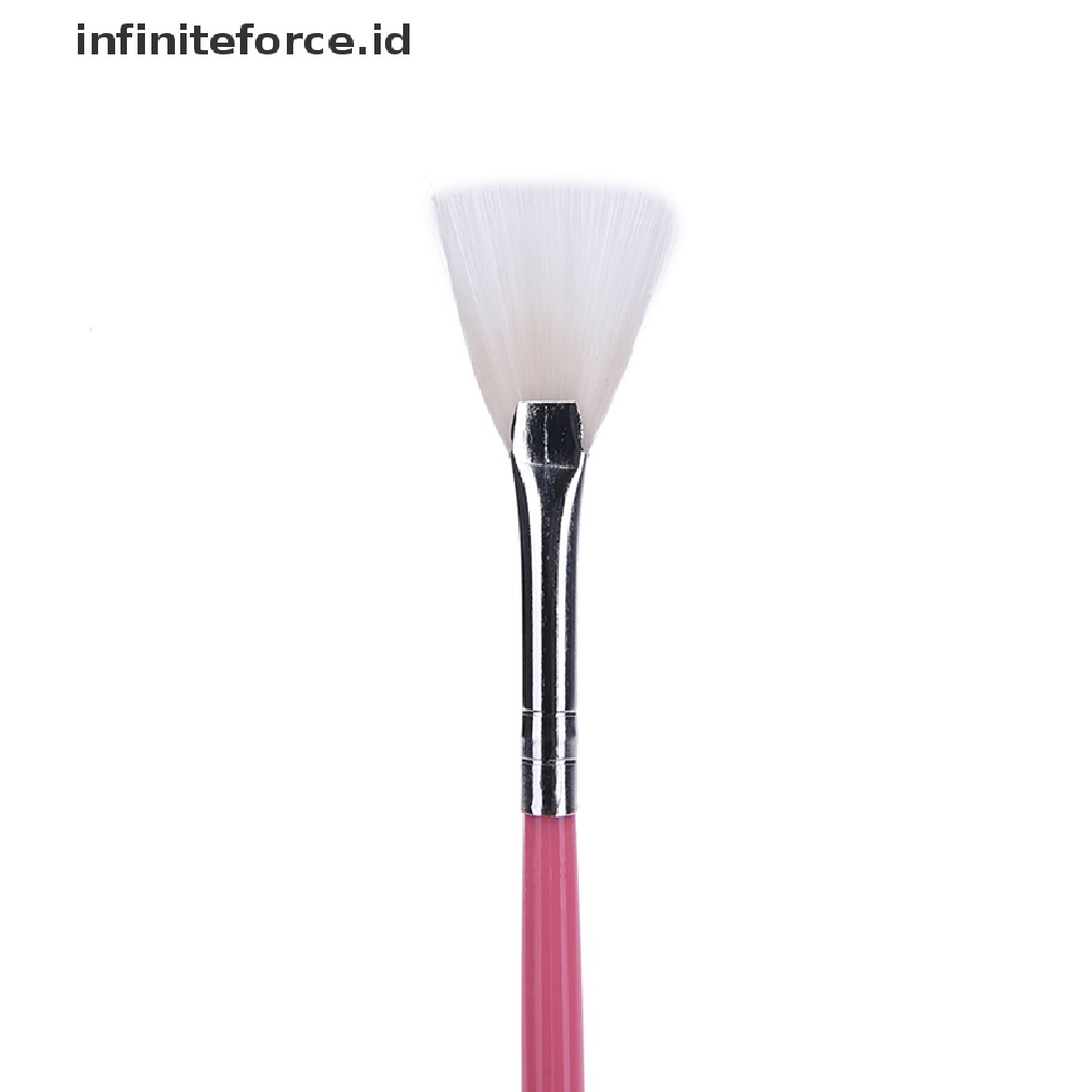 Infiniteforce.id 1pc Kuas Nail Art Bentuk Kipas Warna Gradasi