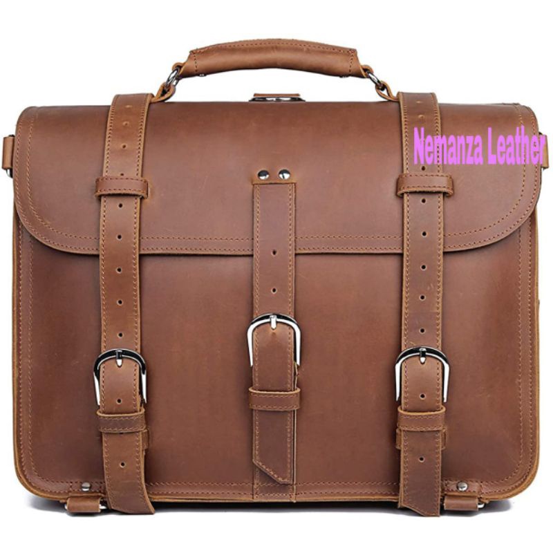 Tas pria Laptop kulit asli garut, tas pria 100% kulit sapi asli.NL739