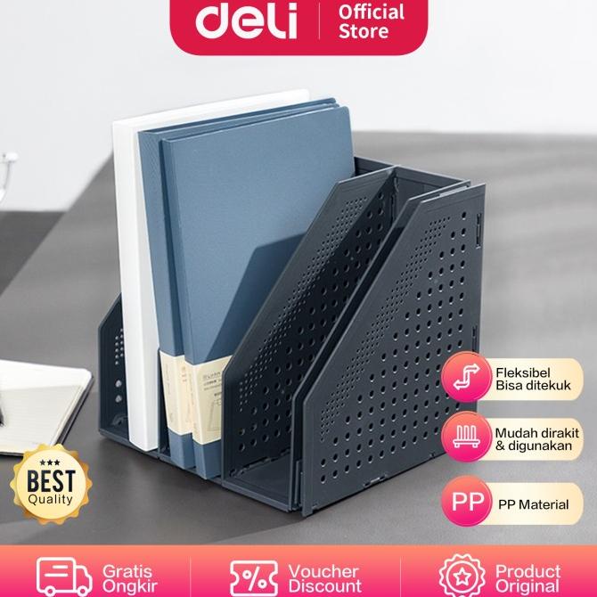 

[[COD]] Deli File Tray / Rak Box File Fleksibel Bahan Plastik 4 Sekat 78996 PRODUK TERBATAS Kode 922