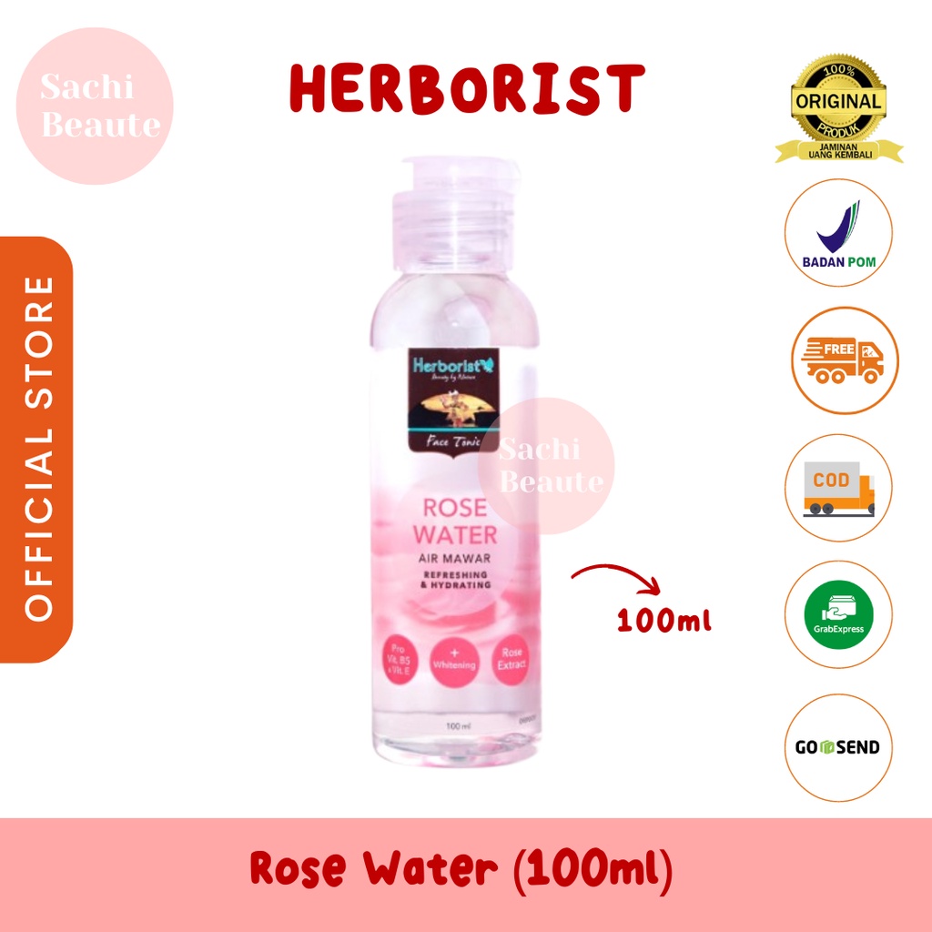 Herborist Rose Water (Air Mawar) 100ml