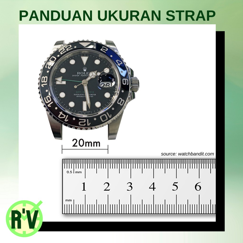 MILANESE MESH STRAP TALI JAM TANGAN BESI  R'VEST MAGNET STAINLESS MAGNET WATCHBAND