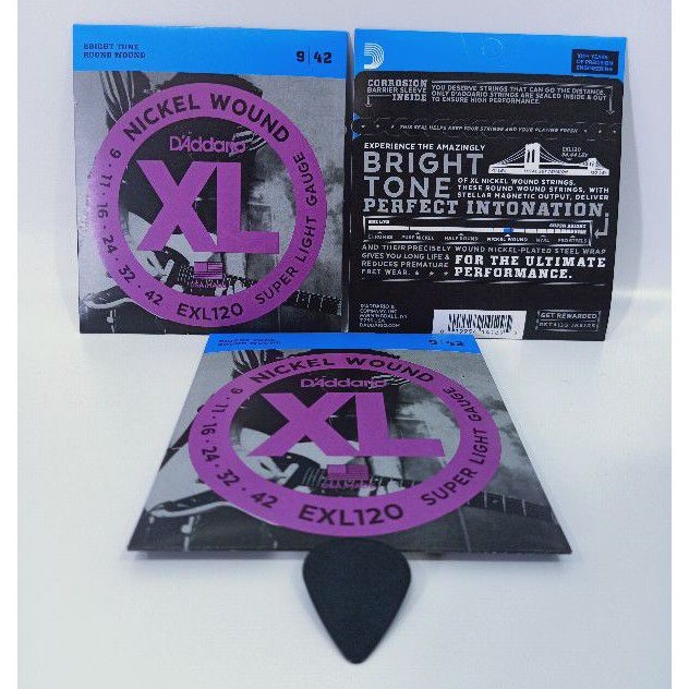 SENAR GITAR D'ADDARIO ELETRIK 09 SENAR GITAR D'ADDARIO 09 SENAR GUITAR DEDARIO SENAR GITAR DARIO