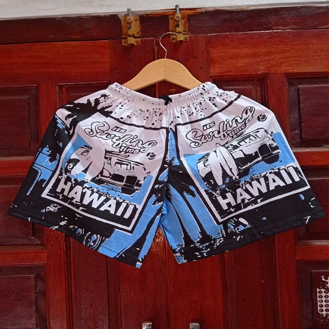 Celana Pendek Pria Surfing Distro Premium Renang Pantai Bokser Santai Kolor Boxer COD