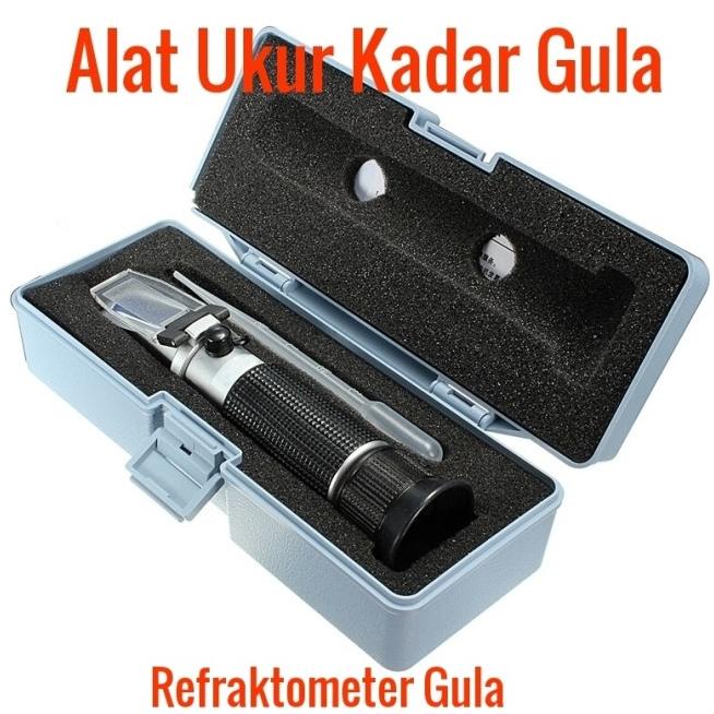 

Alat Ukur Kadar Gula Makanan - Refraktometer Gula Refractometer Sugar