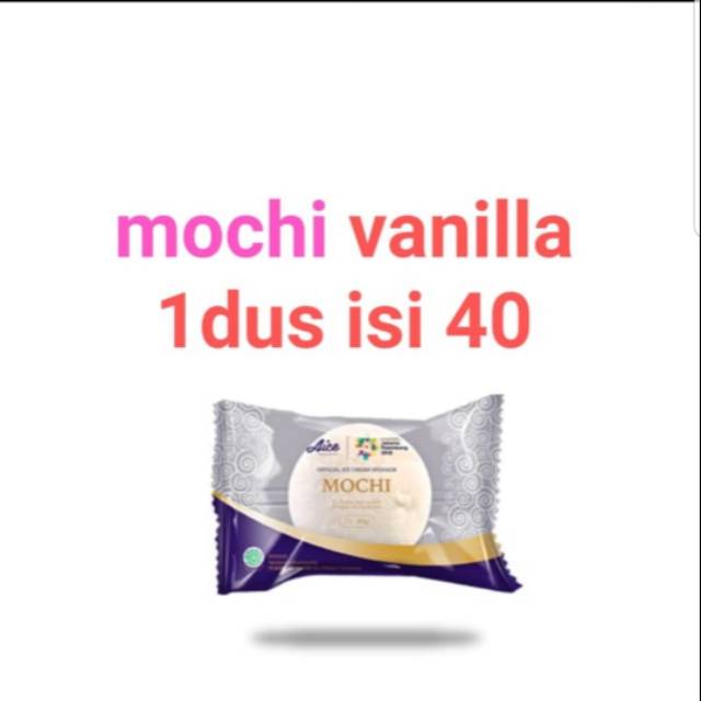 

aice Eskrim Mochi Vanilla 1 dus 40 pcs