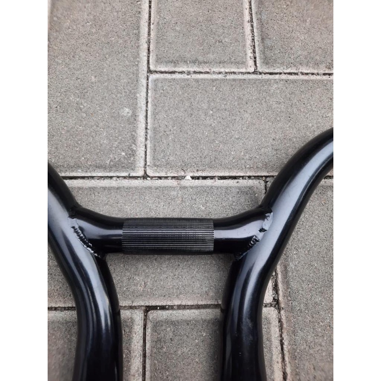 TERMURAH!!! Stang Sepeda BMX TAIWAN KOTAK / Clamp Karter Bawah 22.2mm Atas 25.4mm / Realpict