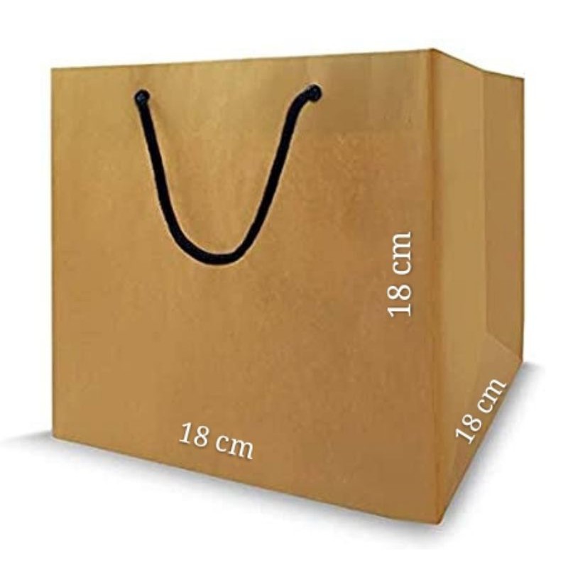 

Special Price CUBE PAPERBAG SUPER BROWN 18 X 18 X 18 cm