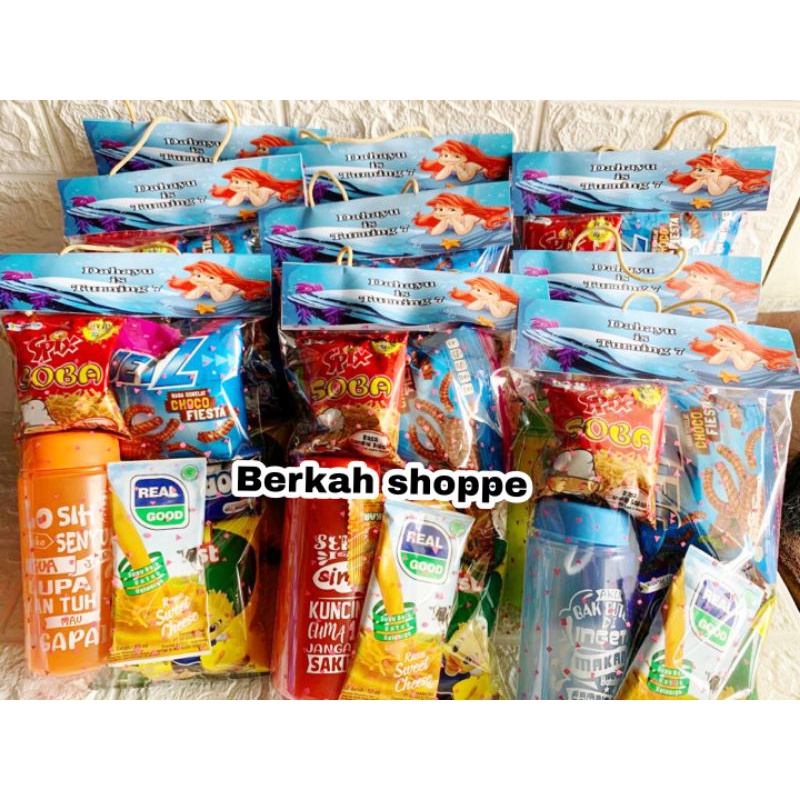 

PARCEL SNACK ULTAH + BOTOL BIGGY