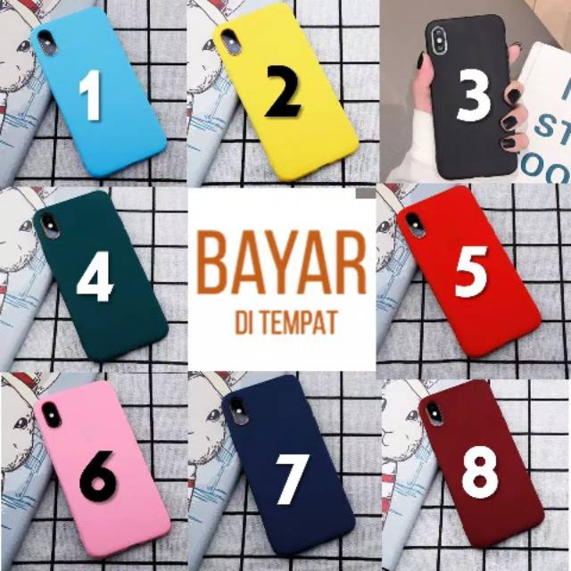 Case Softcase Hp Oppo Vivo Xiaomi iPhone Samsung Pastel