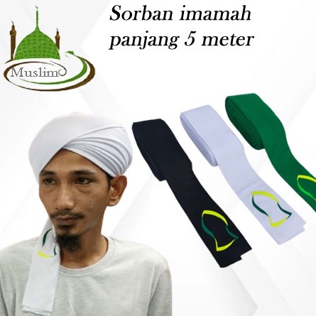 Peci Imamah Permanen Imamah Permanen Sorban Putih Sorban Imamah Permanen Dewasa Imamah Permanen Anak