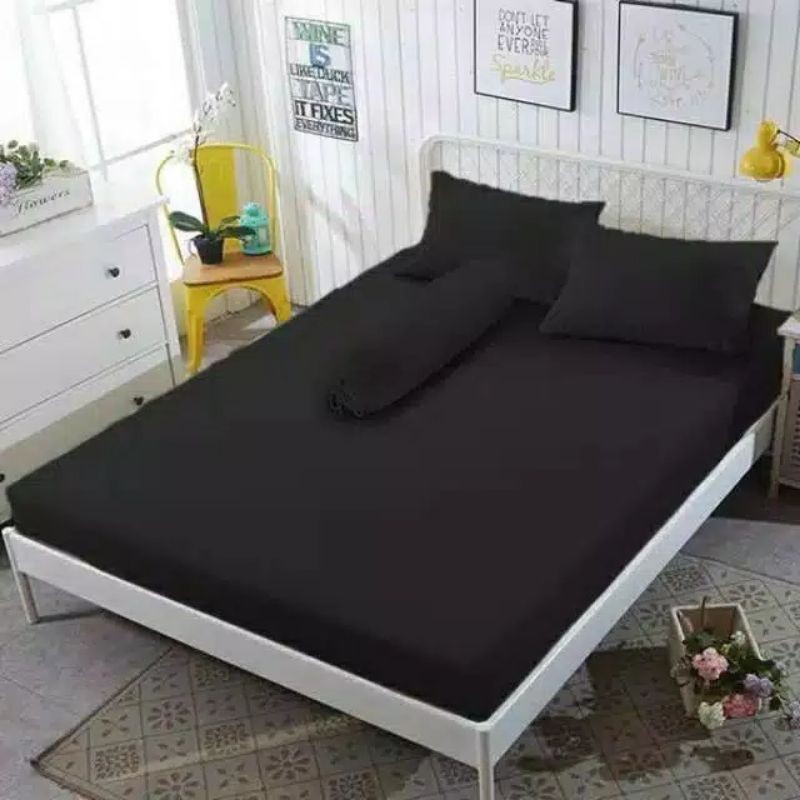 seprei polos Katun lokal hitam