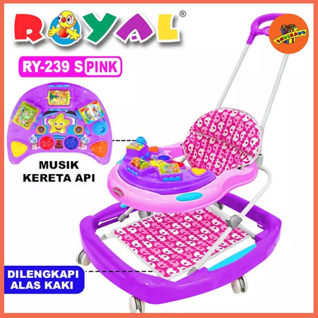 MAKASSAR! BABY WALKER ROYAL RY-239 S - Kereta Belajar Jalan