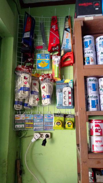 Ram Besi Ukuran 120x60cm Wire Mesh Gantungan Aksesories Kawat Ram Dinding Wire Grid Wall Hook Ram