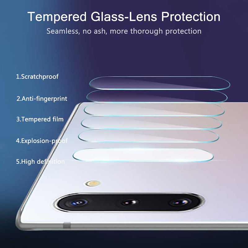 Pelindung Layar Tempered Glass Samsung Galaxy Note 10 Note 10 Plus Note 10 Lite Paket 2 in 1